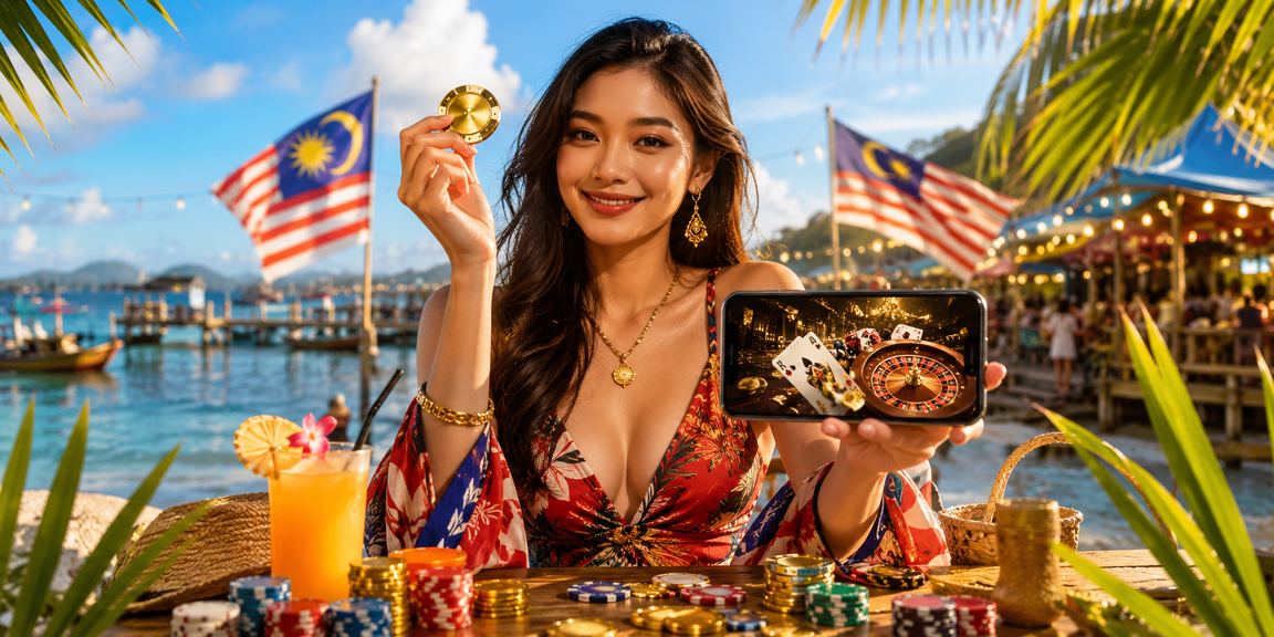 Pengguna Malaysia mengakses platform kasino dalam talian kinggroup88 melalui telefon pintar