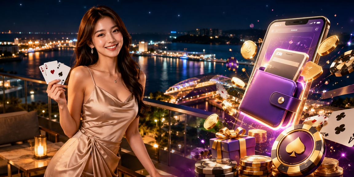 Pemain Malaysia bermain jackpot slot melalui telefon pintar